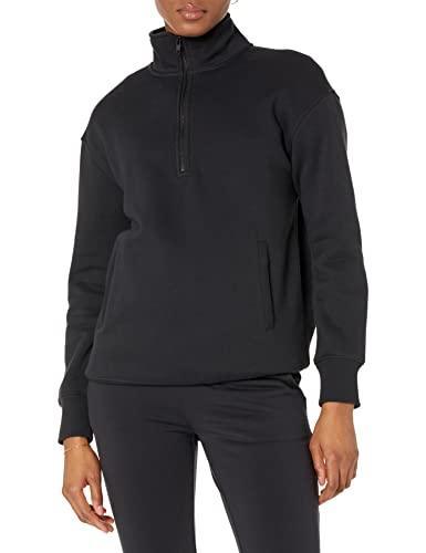 Amazon Aware Women's Relaxed-Fit Half Zip Tunic Sweatshirt (Available in Plus Size) - SHOP NO2CO2