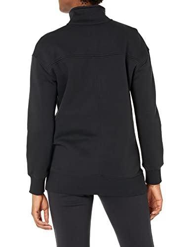 Amazon Aware Women's Relaxed-Fit Half Zip Tunic Sweatshirt (Available in Plus Size) - SHOP NO2CO2