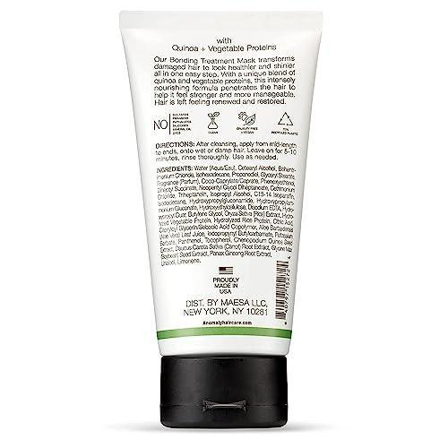 Anomaly Bonding Treatment Mask with Keratin for Dry & Damaged Hair | Strengthen & Protect | Sulfate Free & Paraben Free | Eco Friendly & Sustainable Packaging from Ocean Plastic, 5 fl. oz., white (Pack of 5) - SHOP NO2CO2