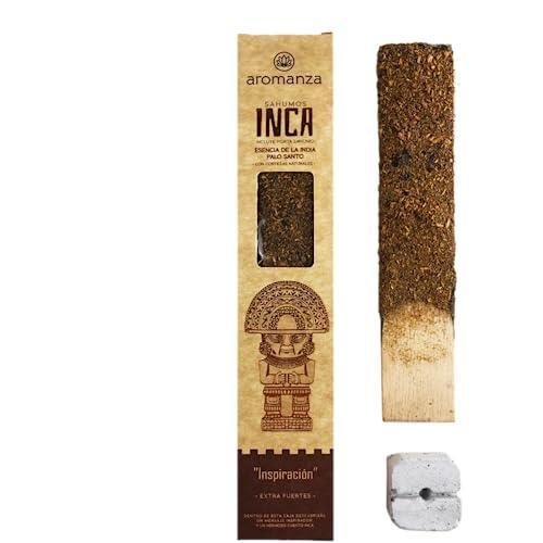 Aromanza Premium Inca Incense. 100% Sustainable. Therapeutic. Organic. Handcrafted. 3 Units. (Essence of India/Palo Santo) - SHOP NO2CO2