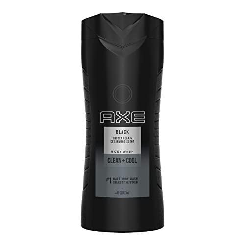 AXE Body Wash 12h Refreshing Scent Cleanser Black Frozen Pear and Cedarwood Men's Body Wash with 100 percent Plant-Based Moisturizers 16 oz - SHOP NO2CO2