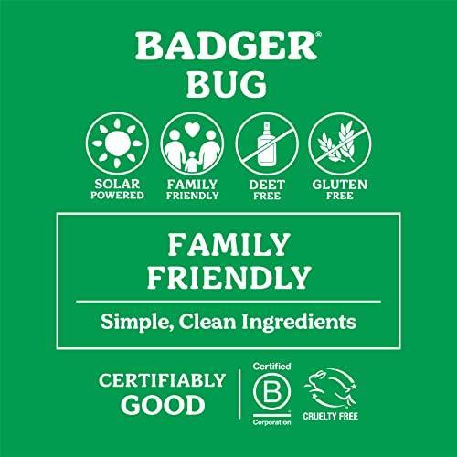 Badger - Anti-Bug Shake & Spray, DEET-Free Natural Bug Spray, Eco-Friendly, Certified Organic Mosquito Spray, Great for Kids, Insect Repellent, 2.7 Fl Oz - SHOP NO2CO2