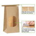 BagDream Bakery Bags with Window 50Pcs 3.54x2.36x6.7 Inches Small Paper Bags Tin Tie Tab Lock Bags Brown Window Bags, Coffee Bags, Cookie Bags, Treat Bags - SHOP NO2CO2