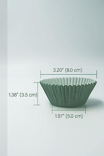 Bake Choice Cupcake Liners 200 Pcs Paper Muffin Cups Standard Cupcake Wrappers, Cup Cake Paper Cup, Food Grade Paper Cupcake Liners, Greaseproof Parchment Muffin Liners Calyx Series - SHOP NO2CO2