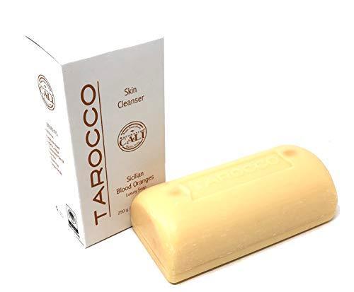 Baronessa Cali's Tarocco Skin Cleanser Sicilian Blood Orange Luxury Soap 8.8 Ounce – Pack of 2 - RSPO Certified Sustainable Palm Oil, EDTA-Free - SHOP NO2CO2