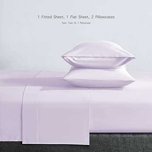 BASIC CHOICE Full Size Sheet Set - Breathable Cooling Sheets - Hotel Luxury Bed Sheets - Extra Soft - Deep Pockets - Easy Fit - 4 Piece Set - Wrinkle Free - Lavender Bed Sheets - Fulls Sheets - 4 PC - SHOP NO2CO2