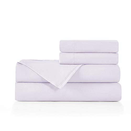 BASIC CHOICE Full Size Sheet Set - Breathable Cooling Sheets - Hotel Luxury Bed Sheets - Extra Soft - Deep Pockets - Easy Fit - 4 Piece Set - Wrinkle Free - Lavender Bed Sheets - Fulls Sheets - 4 PC - SHOP NO2CO2