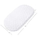 Bassinet Sheets Fit for Simmons Kids City, Ingenuity Dream&Grow, Dream On Me Karley (Plus), Baby Delight Beside Me, Safety 1st, ANGELBLISS 3 in 1 Rocking Bassinet, Ultra Soft, Grey & White Star - SHOP NO2CO2