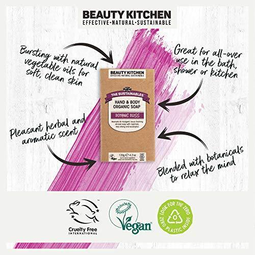 Beauty Kitchen The Sustainables Botanic Bliss Hand & Body Organic Soap with Essential Oils 120g - SHOP NO2CO2