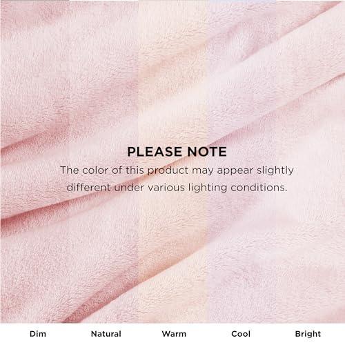 Bedsure Fleece Blanket Throw Pink - 300GSM Blankets for Couch, Sofa, Bed, Soft Lightweight Plush Cozy and Throws Toddlers, Kids, Girls - SHOP NO2CO2