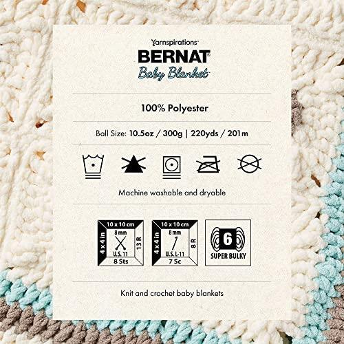 Bernat Blanket Chunky Chenile Acrylic Yarn - 1 Pack of 300g/10.5oz #6 Super Bulky Heavy Weight Yarn for Knitting and Crocheting, Amigurumi, Thick Blankets (Funny Prints, 220 Yards 1-Pack) - SHOP NO2CO2