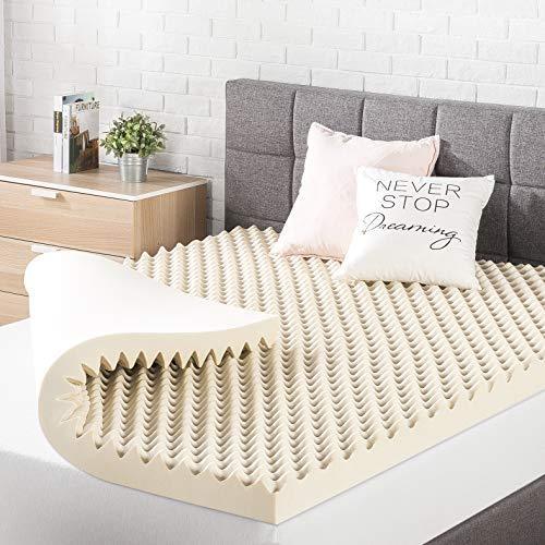 Best Price Mattress 3 Inch Egg Crate Memory Foam Mattress Topper with Copper Infusion, CertiPUR-US Certified, Queen Beige - SHOP NO2CO2