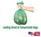 BioBag (USA), The Original Compostable Bag, 2.6 Gallon, 100 Total Count, 100% Certified Compostable Kitchen Food Scrap Bags, Kitchen Compost Bin Compatible - SHOP NO2CO2