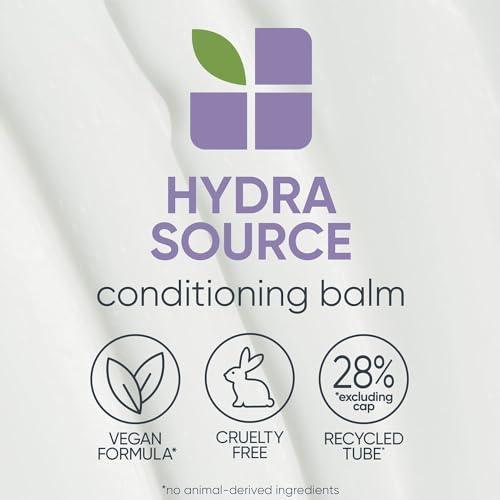 Biolage Hydra Source Conditioning Balm | Deep Conditioner | Hydrates, Nourishes & Repairs Dry, Damaged Hair | Moisturizing | Vegan & Sulfate-Free | For Medium To Coarse Hair - SHOP NO2CO2