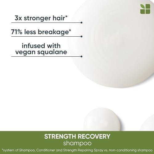 Biolage Strength Recovery Shampoo & Conditioner Set | Repairs Extremely Damaged Hair & Reduces Breakage | For All Dry & Sensitized Hair | Vegan | Cruelty-Free - SHOP NO2CO2