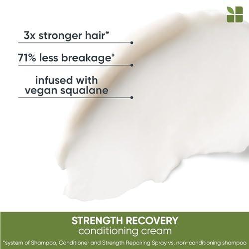 Biolage Strength Recovery Shampoo & Conditioner Set | Repairs Extremely Damaged Hair & Reduces Breakage | For All Dry & Sensitized Hair | Vegan | Cruelty-Free - SHOP NO2CO2