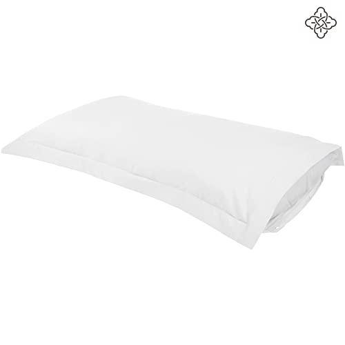 BIOWEAVES 100% Organic Cotton King Pillow Shams 300 Thread Count Soft Sateen Weave GOTS Certified – King Size, Set of 2, White - SHOP NO2CO2