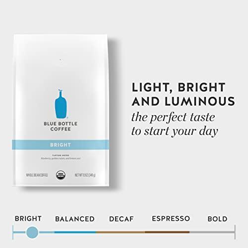 Blue Bottle Coffee Organic Whole Bean Coffee Variety Pack, 1 Bag Bright Blend Coffee, 1 Bag Bold Blend Coffee, 1 Bag Balanced Blend Coffee, 12-Ounce Bags (Pack of 3) - SHOP NO2CO2