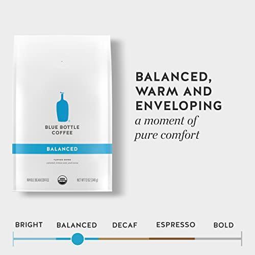 Blue Bottle Coffee Organic Whole Bean Coffee Variety Pack, 1 Bag Bright Blend Coffee, 1 Bag Bold Blend Coffee, 1 Bag Balanced Blend Coffee, 12-Ounce Bags (Pack of 3) - SHOP NO2CO2