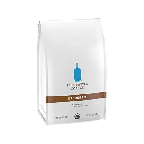 Blue Bottle Whole Bean Organic Coffee, Espresso, Dark Roast, 12 Ounce bag (Pack of 1) - SHOP NO2CO2