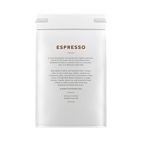 Blue Bottle Whole Bean Organic Coffee, Espresso, Dark Roast, 12 Ounce bag (Pack of 1) - SHOP NO2CO2