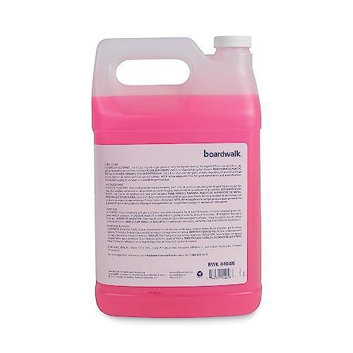 Boardwalk 4404N Neutral Floor Cleaner Concentrate, Lemon Scent, 1 Gal Bottle, 4/Carton - SHOP NO2CO2