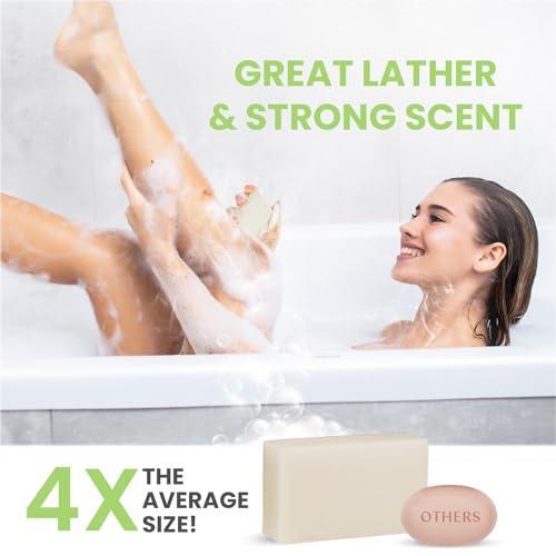 Body Restore Kojic Acid Soap, (Tea Tree 3 Pack), with Vitamin C,E, Shea Butter, Collagen, Hyaluronic Acid, Turmeric, Retinol For Dark Spots, All Natural Soap Bar, Paraben Free - SHOP NO2CO2