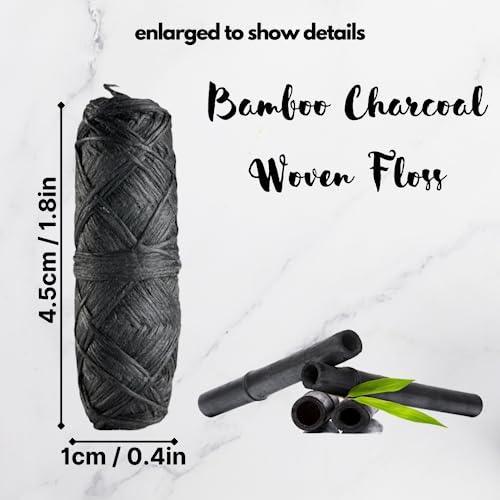 BOONBOO Dental Floss Refill, Bamboo Charcoal Woven Thread, 2 Pieces, Unflavored - SHOP NO2CO2