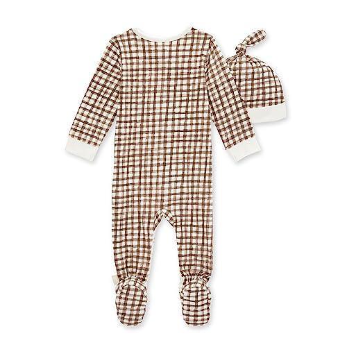 Burt's Bees Baby baby-boys Romper Jumpsuit, 100% Organic Cotton One-piece Short Sleeve Shortall, Long Sleeve Coverall - SHOP NO2CO2