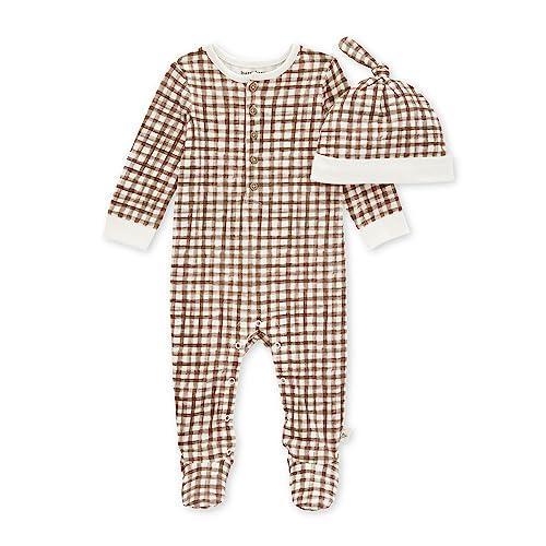 Burt's Bees Baby baby-boys Romper Jumpsuit, 100% Organic Cotton One-piece Short Sleeve Shortall, Long Sleeve Coverall - SHOP NO2CO2