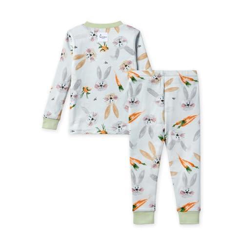 Burt's Bees Baby Baby Girls' Pajamas, Tee and Pant 2-Piece Pj Set, 100% Organic Cotton - SHOP NO2CO2