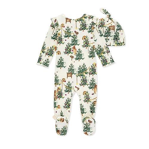 Burt's Bees Baby Baby Girls' Romper Jumpsuit, 100% Organic Cotton One-Piece Outfit Coverall, Beary Merry, 9 Months - SHOP NO2CO2