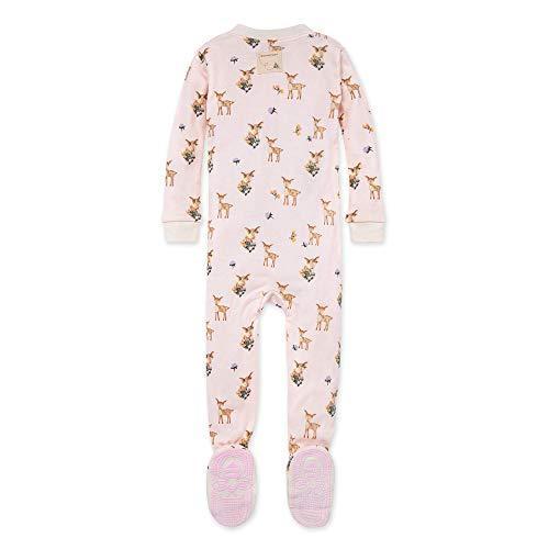 Burt's Bees Baby Girls Pajamas, Zip Front Non-slip Footed Pjs, 100% Organic Cotton and Toddler Sleepers - SHOP NO2CO2