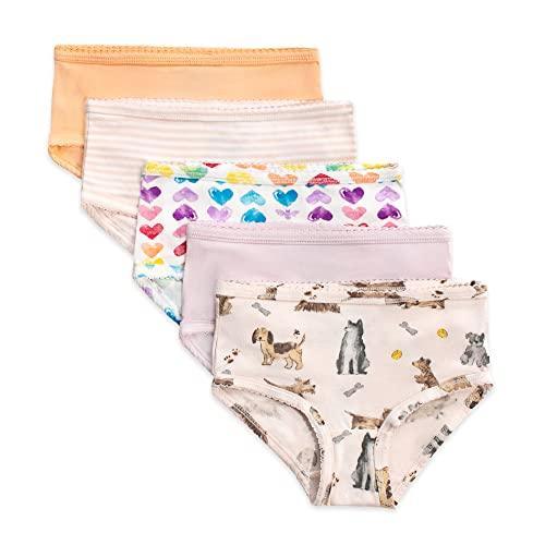 Burt's Bees Baby Toddler Girl Underwear, Organic Cotton, Pack of 5 - SHOP NO2CO2