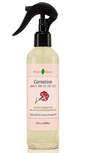 Carnation Linen & Room Spray, Natural Aromatic Bathroom Spray Made with Pure Essential Oils, Refreshing Home Fragrance for Relaxing the Mind and Body - SHOP NO2CO2