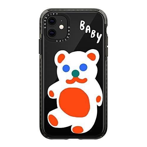 CASETiFY Impact Case for iPhone 11 - Baby Bear by Katie Benn - Clear Black - SHOP NO2CO2