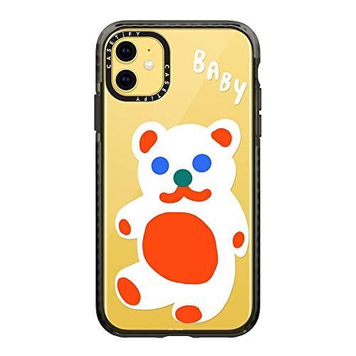 CASETiFY Impact Case for iPhone 11 - Baby Bear by Katie Benn - Clear Black - SHOP NO2CO2