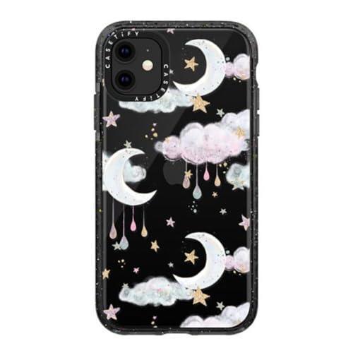 CASETiFY Impact Case for iPhone 11 - Candy Cotton Clouds - Clear Black - SHOP NO2CO2