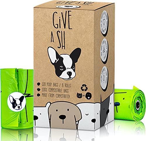 Certified Home Compostable Dog Poop Bags, 10% to Charity, Vegetable Based Dog Poop Bag, Earth Friendly dog waste bags, Leakproof And Zero Odor - SHOP NO2CO2