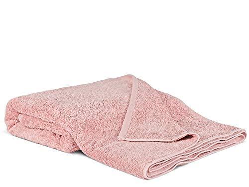 Chakir Turkish Linens 100% Cotton Premium Turkish Towels for Bathroom | 40'' x 80'' (1-Piece Oversized Bath Sheet, Pink) - SHOP NO2CO2