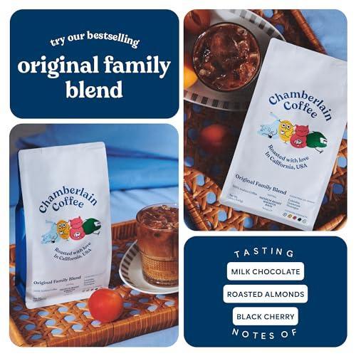 Chamberlain Coffee The Original Family Blend - Medium Roast, Organic Coffee, Whole Bean, 12oz - SHOP NO2CO2