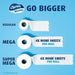 Charmin Ultra Soft Toilet Paper 6 Mega Rolls = 24 Regular Rolls - SHOP NO2CO2