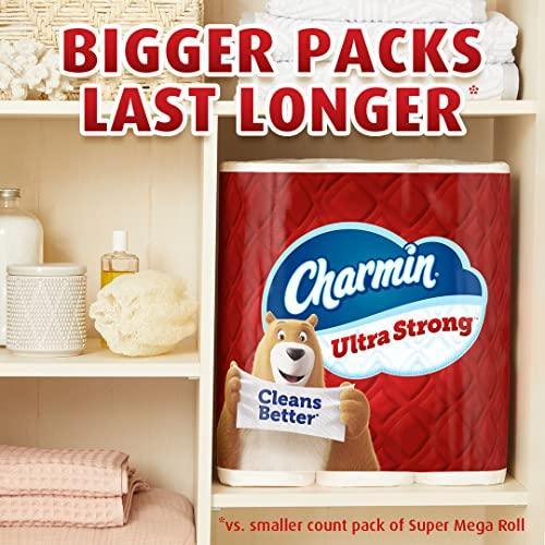 Charmin Ultra Strong Toilet Paper, 18 Super Mega Rolls = 108 Regular Rolls - SHOP NO2CO2