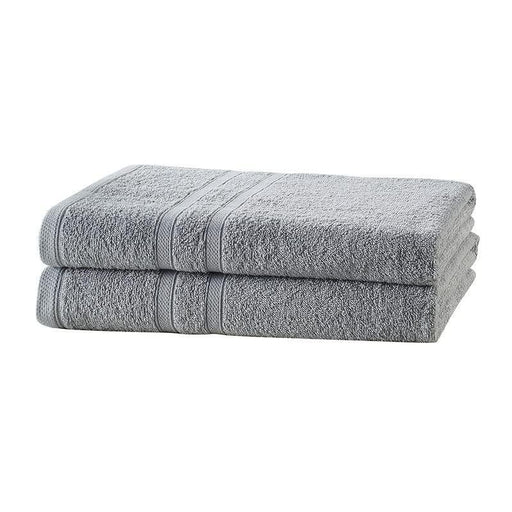 Clorox Bleach Friendly, Quick Dry, 100% Cotton Bath Towels (30" L x 52" W), Highly Absorbent, Light Weight, Easy to Wash (2 Pack, Light Grey)… - SHOP NO2CO2