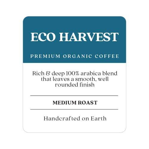 Copper Moon Whole Bean Coffee, Medium Roast, Eco harvest Organic Blend, 2 Lb - SHOP NO2CO2