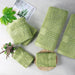 COZYART Green Cotton Hotel Large Bath Towels Bulk for Bathroom, Thick Bathroom Towels Set of 6 with 2 Bath Towels, 2 Hand Towels, 2 Washcloths, 650 GSM - SHOP NO2CO2