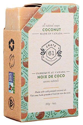 Crate 61, Vegan Natural Bar Soap, Dry Skin, Handmade Soap With Premium Essential Oils, Pack of 6 (Most Popular) - SHOP NO2CO2