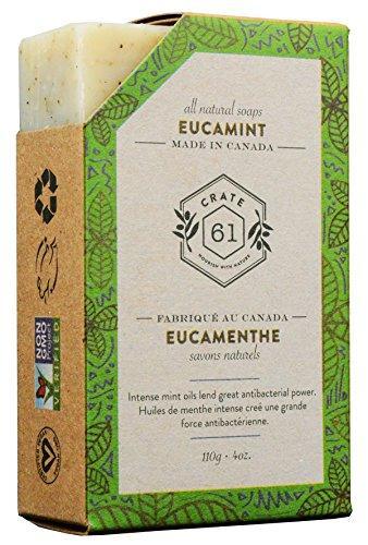 Crate 61, Vegan Natural Bar Soap, Dry Skin, Handmade Soap With Premium Essential Oils, Pack of 6 (Most Popular) - SHOP NO2CO2