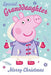 Danilo Promotions Official Peppa Pig Granddaughter Christmas Card, Multi, PGX07 - SHOP NO2CO2