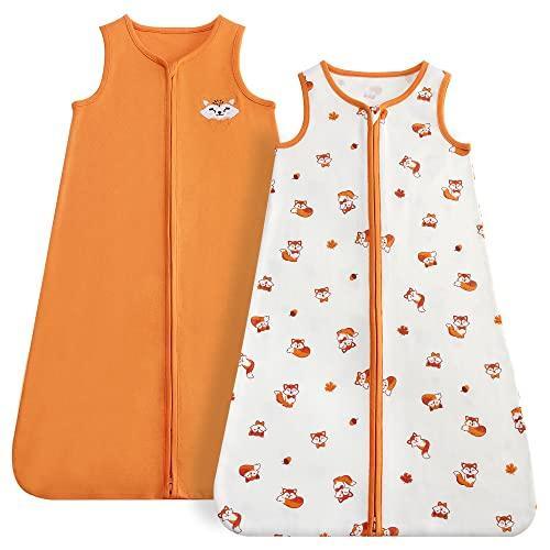 DaysU Baby Wearable Blanket 100% Cotton, Soft Baby Sleep Sack Sleeveless with Zipper, Fits Baby Boys and Girls - SHOP NO2CO2